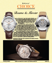 Editors Choice - Baume & Mercier